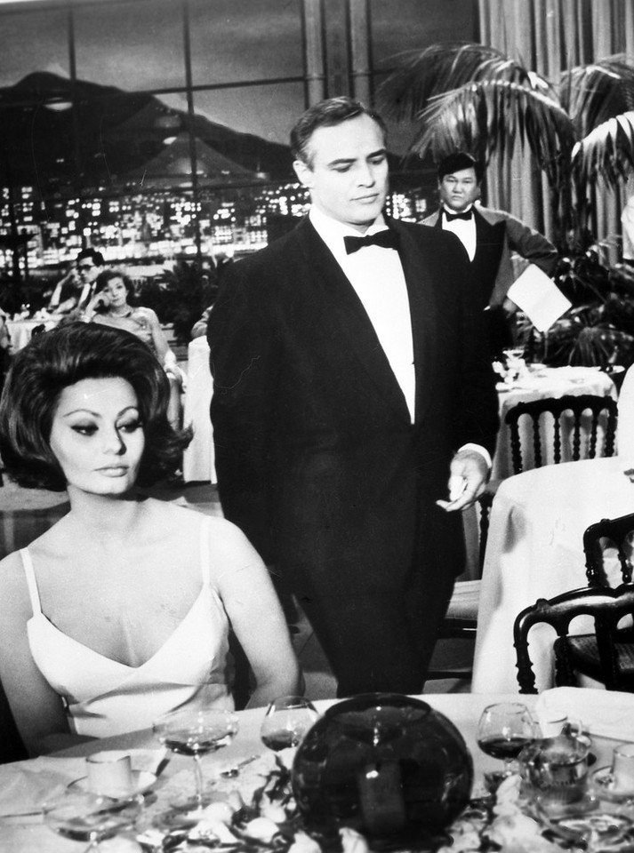 Marlon Brando i Sophia Loren