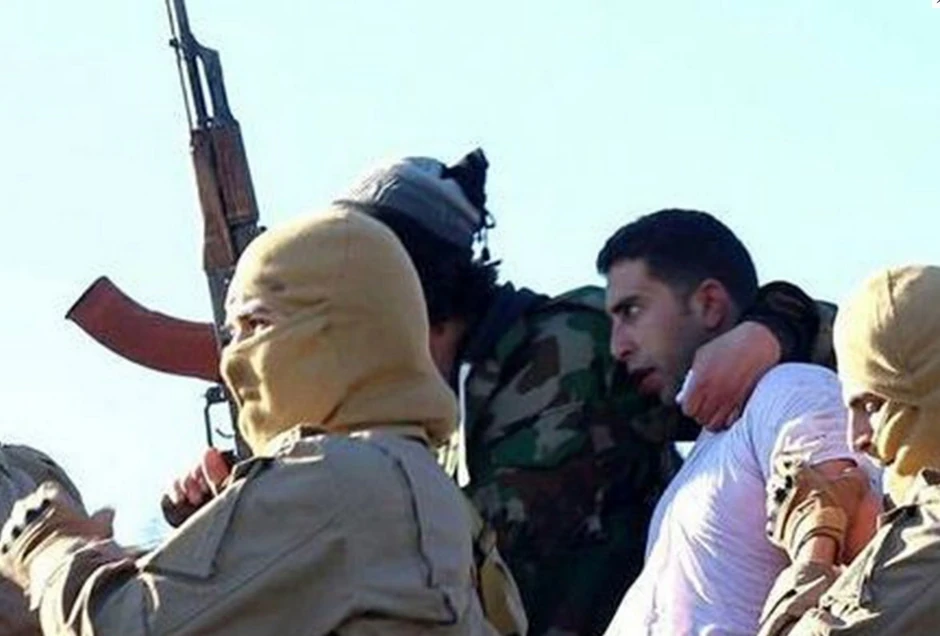 Poručnik Muat al-Kasabet, nekoliko minuta pred surovo pogubljenje