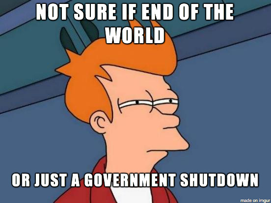 Internauci śmieją się z "shutdown"