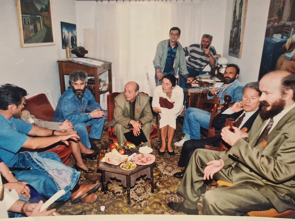 U Brankovom kolu Ivan V Lalić s donaćinom i pesnicima Tanasije Mladenović, Đorđe Nešić, Nebojša Devetak, Nikola Vujčić, Đorđo Sladoje, Radoslav Zlatanović