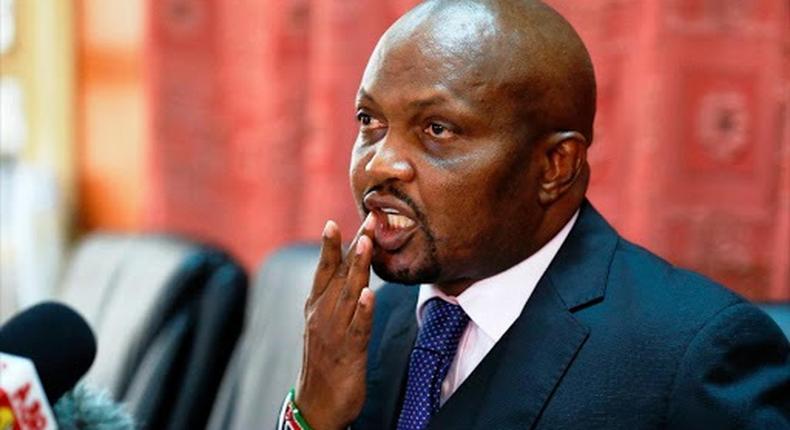 Moses Kuria's special request to CS Mutahi Kagwe after reports of 17 MPs testing Covid19 positive
