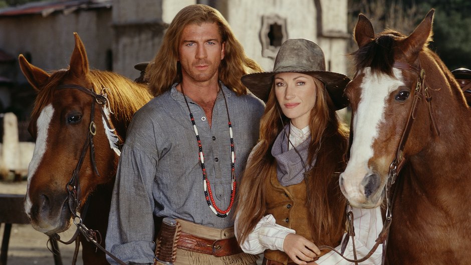 Jane Seymour i Joe Lando w serialu "Doktor Quinn" 