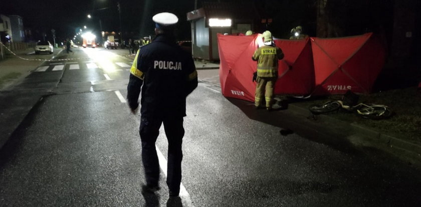 Tragedia w Wielkopolsce. Auto nagle zjechało z drogi na chodnik