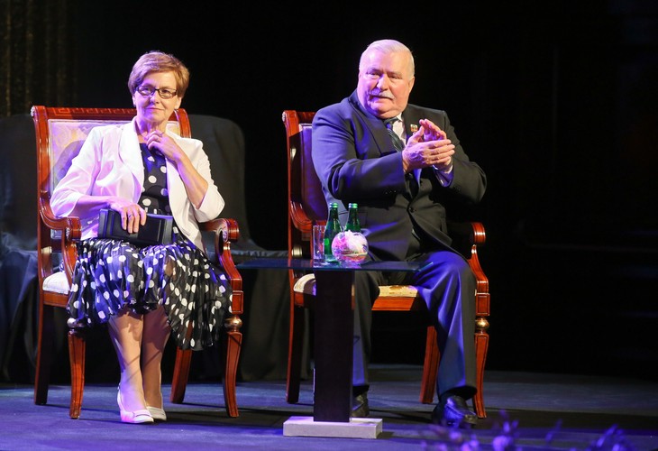 Danuta i Lech Wałęsowie