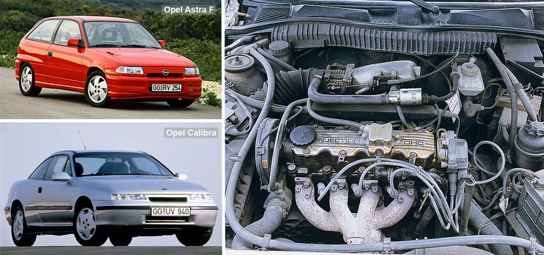 W Astrze silnik 2.0 8V był jednym z mocniejszych. Calibra miała tylko benzyniaki, a 2.0 był najsłabszy.
