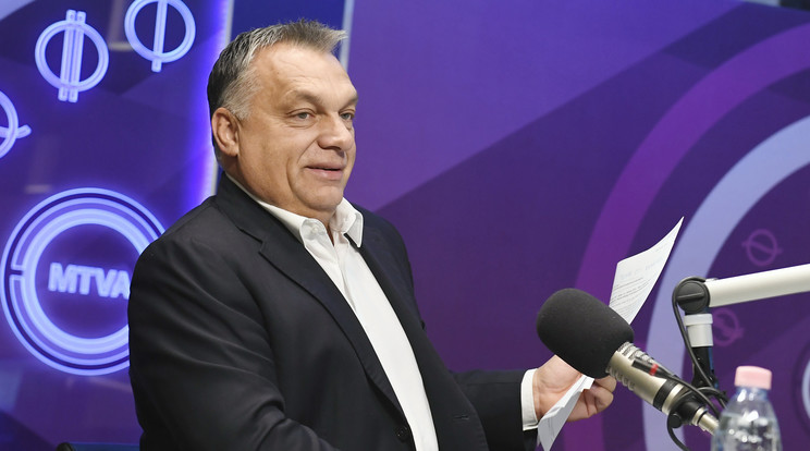 Orbán Viktor kormányfő
a Kossuth rádióban beszélt /Fotó: MTI/ Koszticsák Szilárd