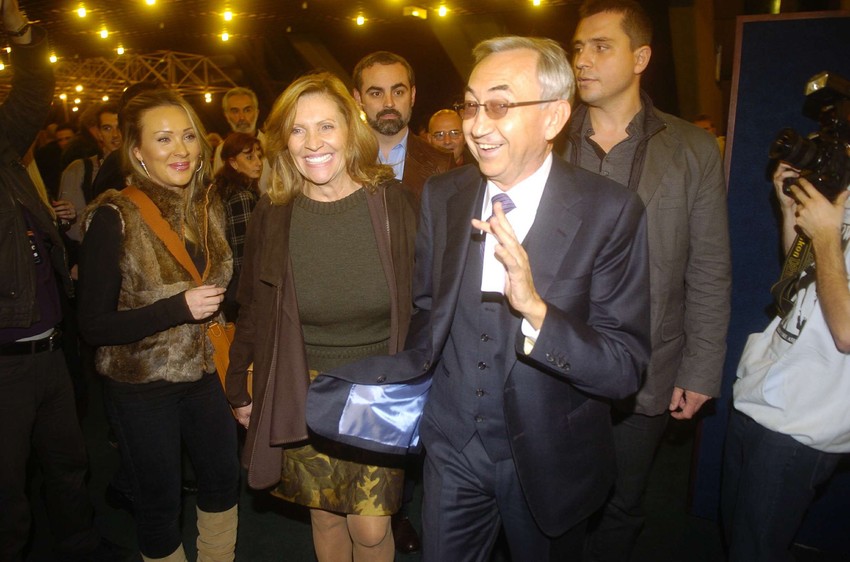 Miroslav Mišković sa porodicom