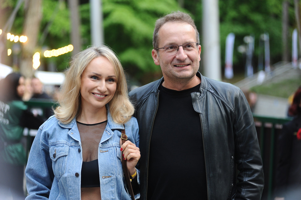 Robert Górski i Monika Sobień-Górska na Polsat SuperHit Festiwalu 2023, 2023 r.