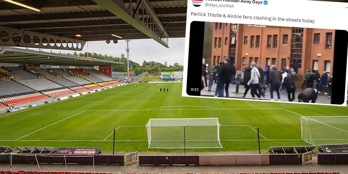 Na stadionie Firhill w Maryhill (i wokół niego) doszło do szokujących wydarzeń.