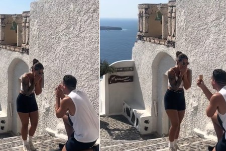 Dečko ju je ZAPROSIO NA SANTORINIJU, a onda je pogledala snimak i NJENOM OČAJU NIJE BILO KRAJA: "Zar je moguće da se OVO DESILO?!"