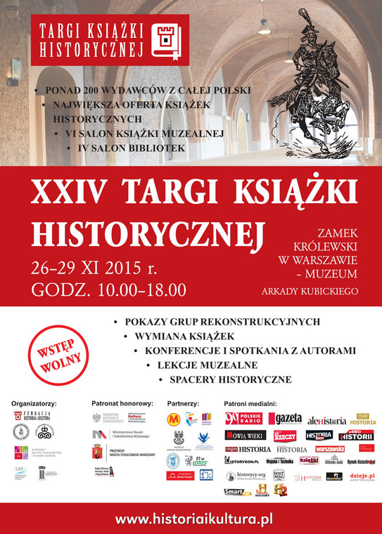 Dziś rozpoczęły się XXIV Targi Książki Historycznej w Warszawie