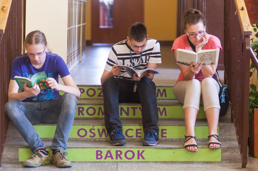 Gimnazjaliści z Lubonia bili rekord w czytaniu