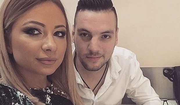 Nemanja Maksimović sa ženom Ivankom