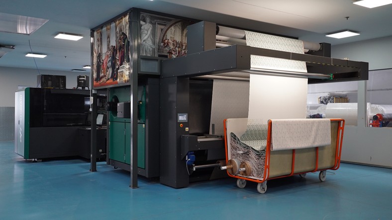 Drukowanie wzorów na tkaninie