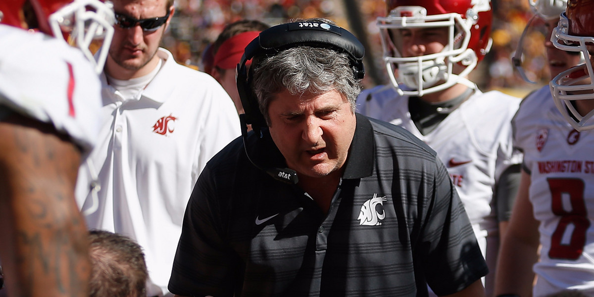Washington State head coach Mike Leach went on an amazing rant about planning weddings