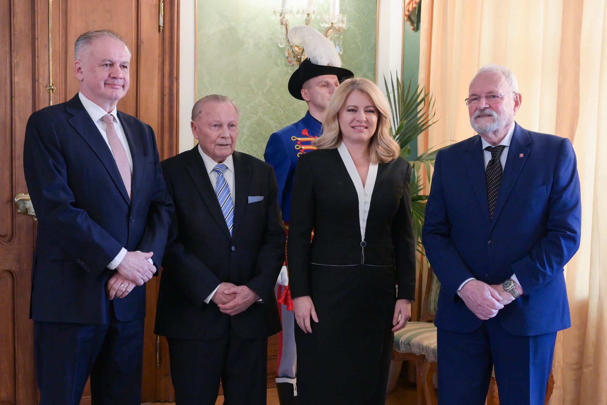 Sprava Ivan Gašparovič, prezidentka Zuzana Čaputová, Rudolf Schuster a Andrej Kiska.