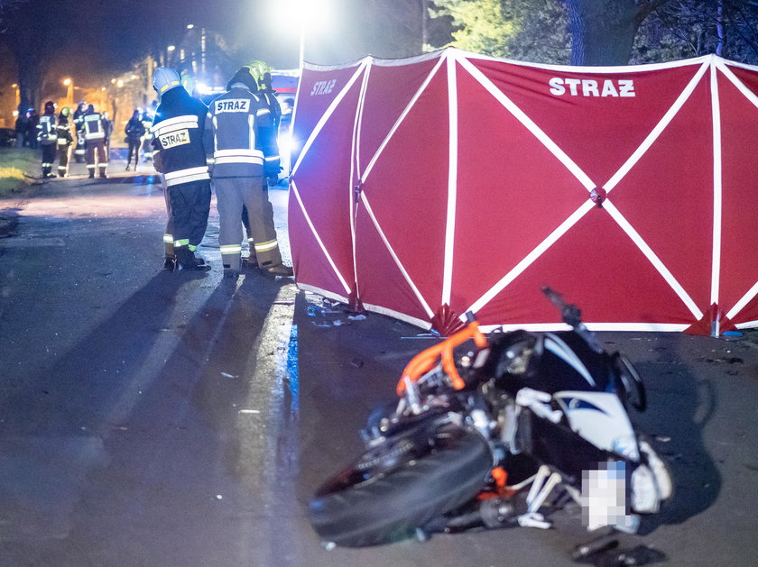 Tragedia w Aleksandrowie Łódzkim. Nie żyje dwóch motocyklistów.