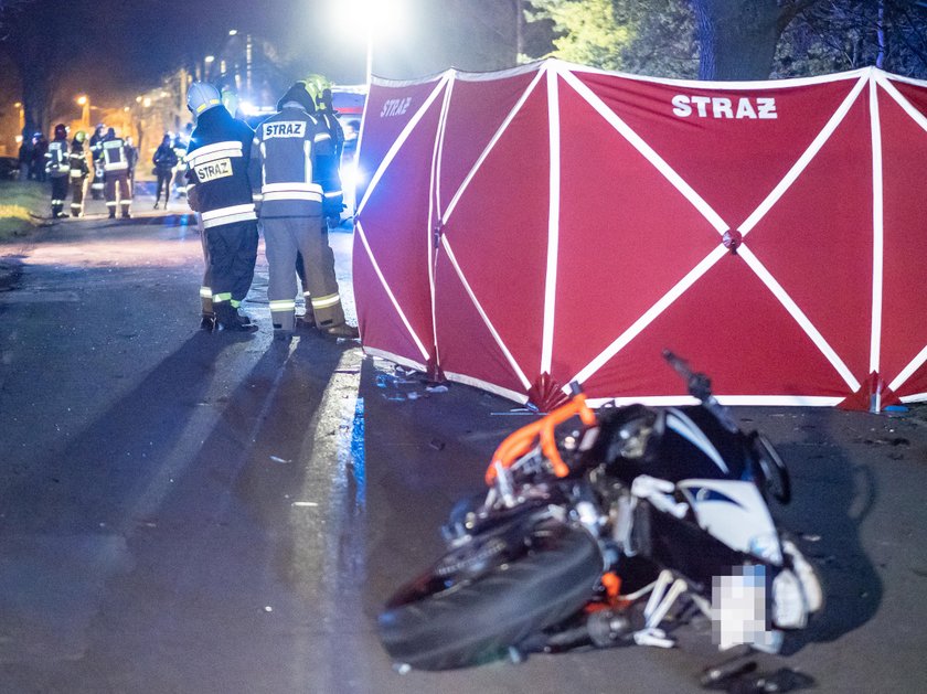 Tragedia w Aleksandrowie Łódzkim. Nie żyje dwóch motocyklistów.