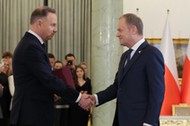 Andrzej Duda i Donald Tusk