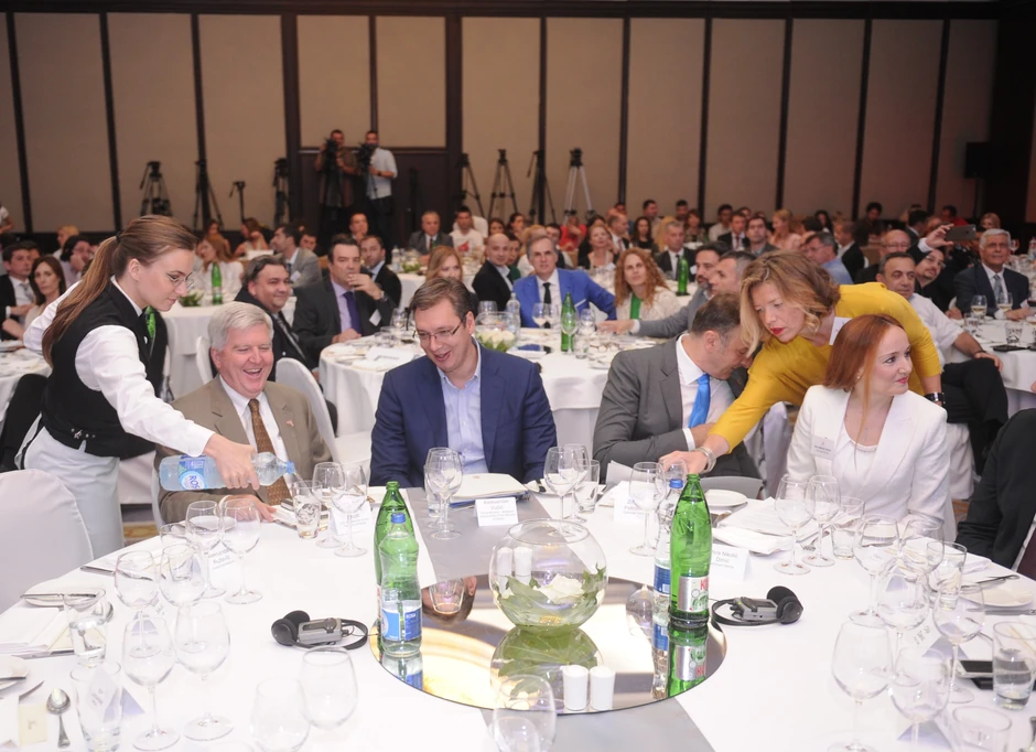 Ručak sa predstavnicima Američke privredne komore i diplomatskim zvanicama