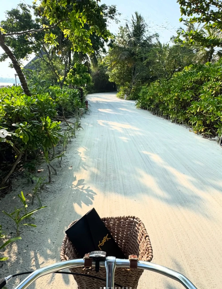 Sonja uživa na Maldivima