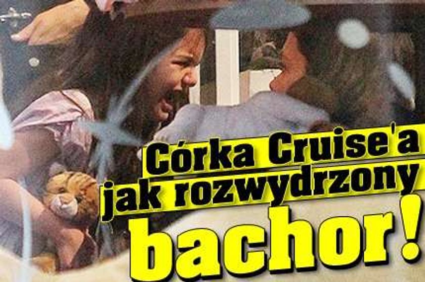 Córka Cruise'a jak rozwydrzony bachor. FOTY