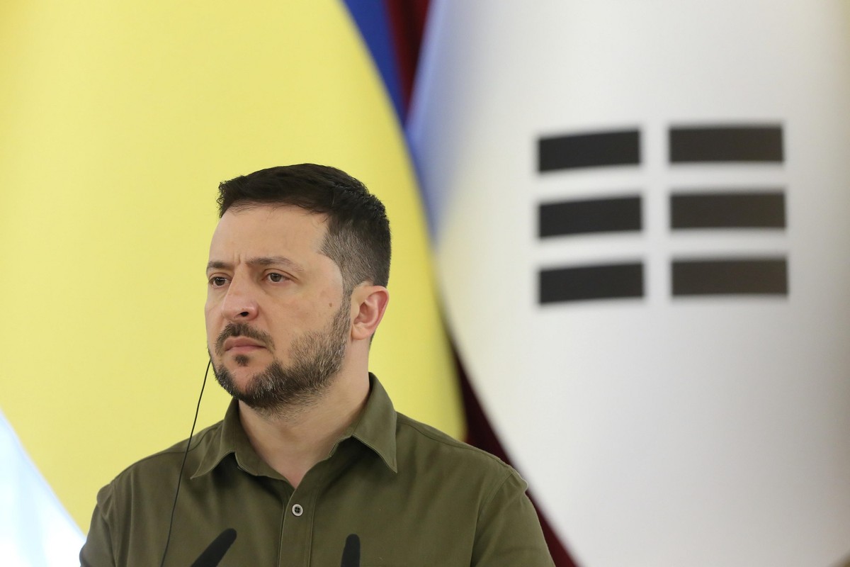 Wołodymyr Zełenski, przywódca Ukrainy