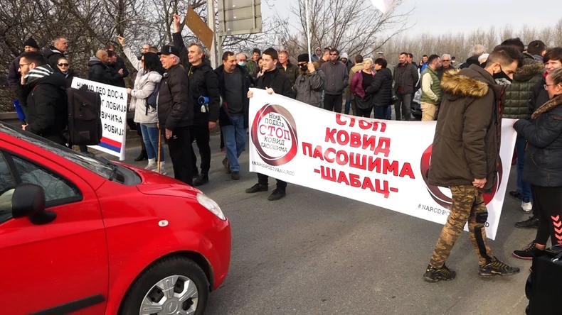 Šabac protest blokada