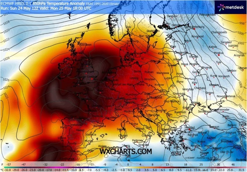 Prognozira se postepeni porast temperature tokom nedelje iznad Balkana