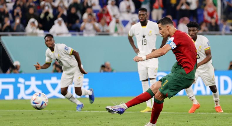 Ronaldo's goal against Ghana 