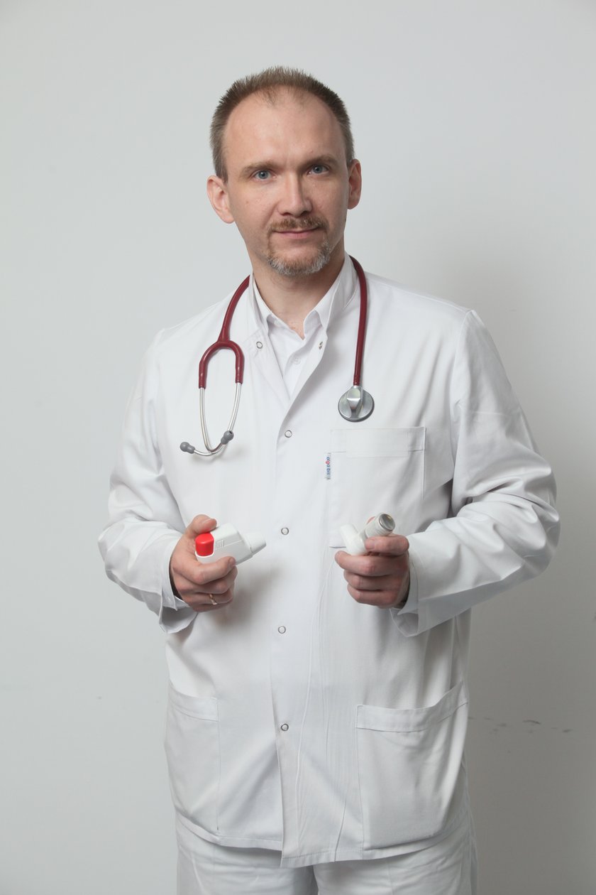 dr Piotr Dąbrowiecki, internista, alergolog