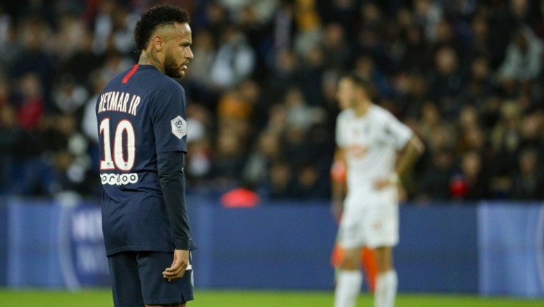 Neymar escaped with a warning after lashing out at a Rennes fan following Paris Saint Germain's surprise defeat in the French Cup final