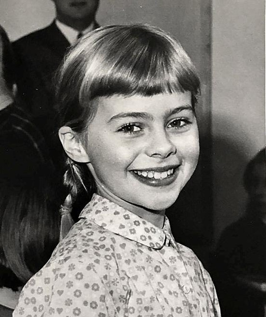 Ursula sa osam godina: Pohađala je Evropsku školu u Briselu
