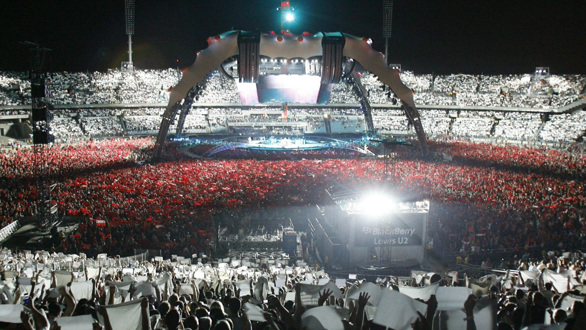 Koncert U2 w Chorzowie w 2009 r.