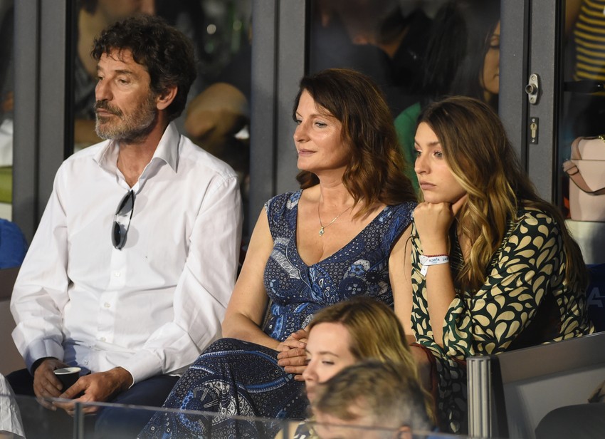 Dragan Gagi Jovanović na finalu Adria tour turnira u Beogradu između Filipa Krajinovića i Dominika Tima