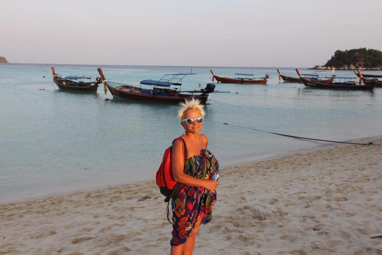 Małgorzata Ostrowska na wakacjach w Tajlandii