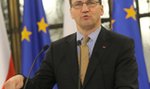 Tak Sikorski wyłącza mikrofon, gdy jest mowa o WSI i prezydencie