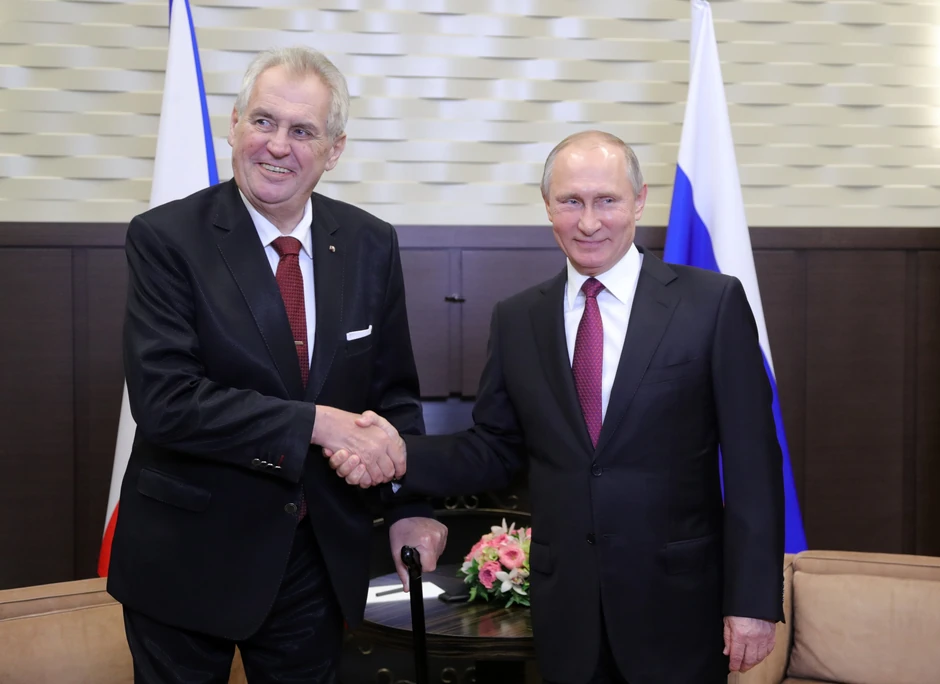 Miloš Zeman i Vladimir Putin