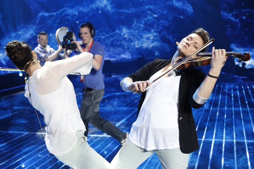 Ksenija Milošević na prvoj probi u Bakuu