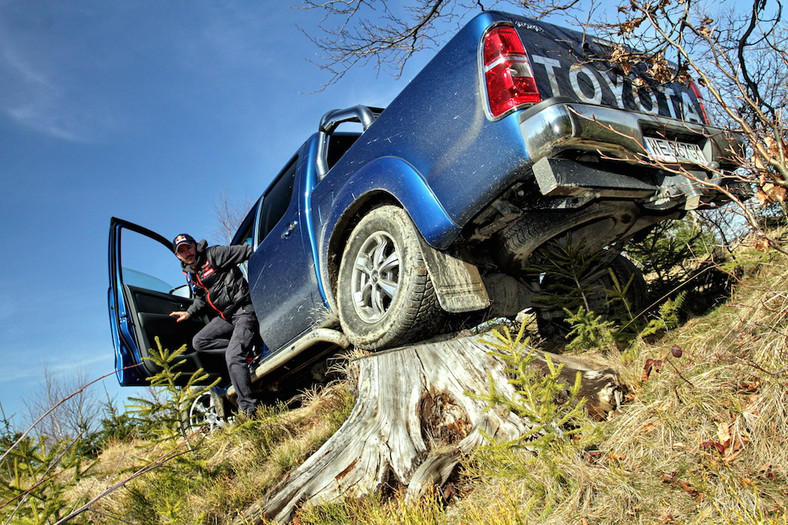 Adam Małysz testuje Toyotę Hilux