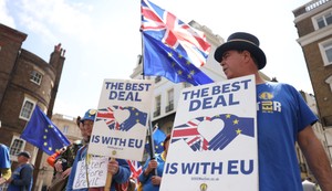 Anti-Bregzit protest u Londonu, maj 2025.