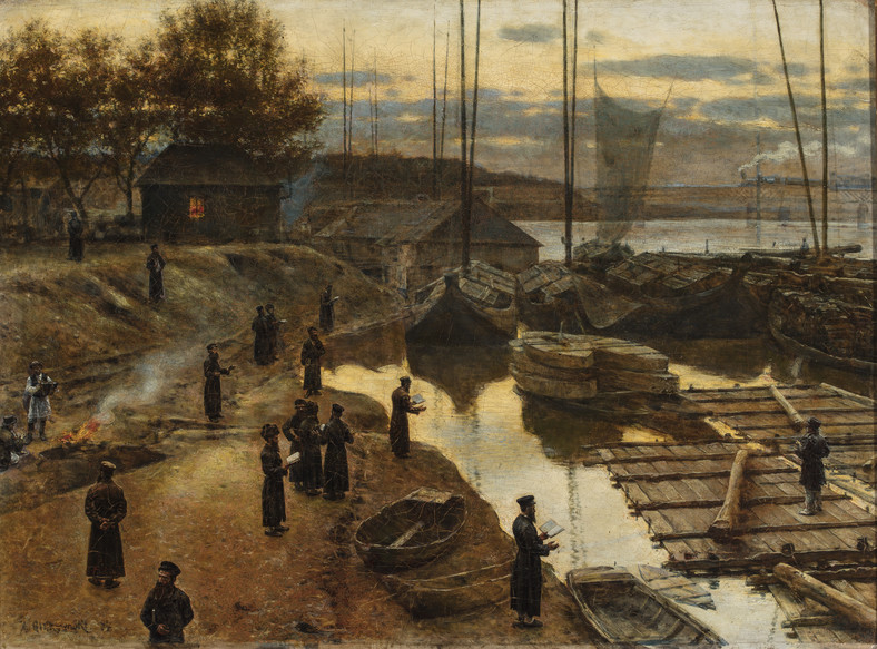 Aleksander Gierymski, "Święto Trąbek I" (1884)