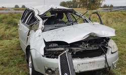 Dachował na krajówce, zrzucił winę na zwierzynę. Powód mógł być zupełnie inny