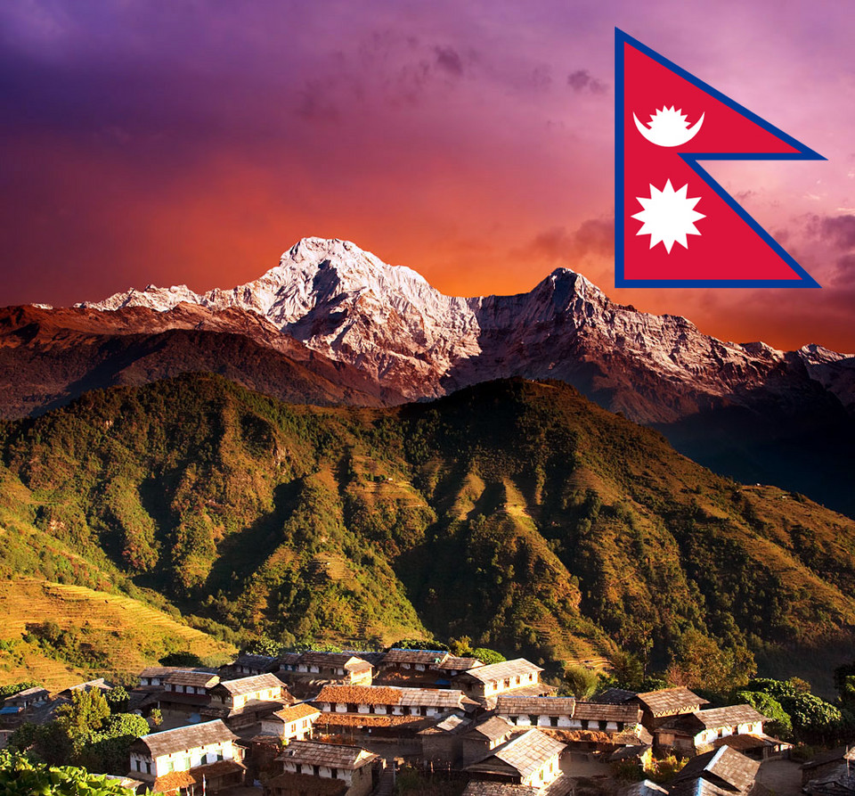 Nepal - Najdziwniejsze flagi świata