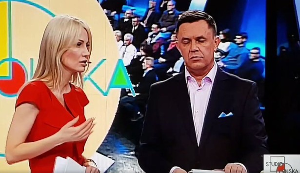 Afera wokół programu w TVP Info. Na ekranie pojawiły się antysemickie komentarze