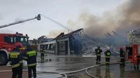 Pożar sklepu Lidl w Wadowicach. Ewakuowano klientów