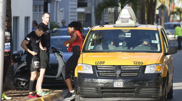 Serena Williams beszállt egy taxiba és futás helyett autóval tette meg a távot/Fotó: Profimedia-Reddot