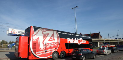 Wypadek Polskiego Busa. Są ranni