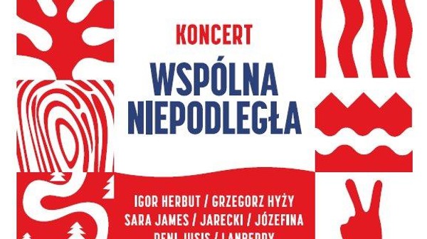 O godz. 18.00 rozpocznie się koncert folkowy „Wspólna Niepodległa. Wystąpi na nim 16 artystów, każdy będzie reprezentować województwo, z którego pochodzi.