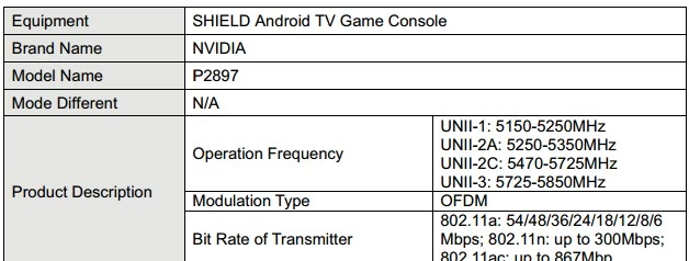 Konsola Nvidia Shield 2 dostrzeżona na stronie FCC